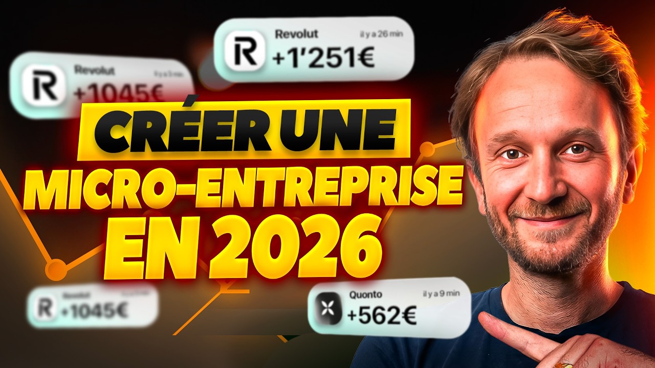 Créer une MICRO ENTREPRISE en 2026 : Guide COMPLET de A à Z (Inconvénients, Avantages, Fiscalité)
